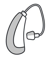 Behind the ear hearing aid 